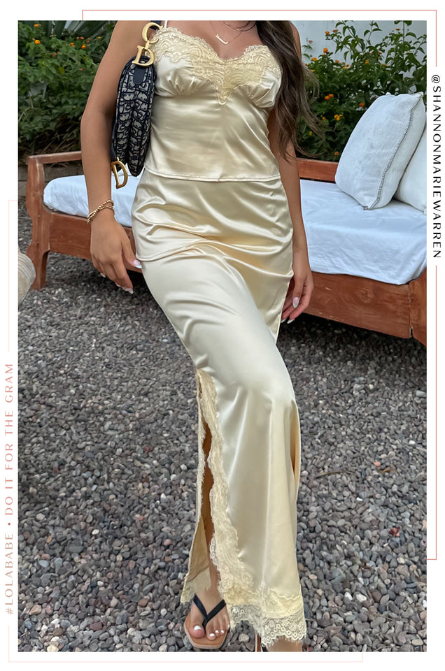 Load image into Gallery viewer, Female Wearing Two Piece Yellow Set
