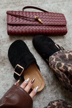 Load image into Gallery viewer, Slip Into Cozy Slip On Flats - Black
