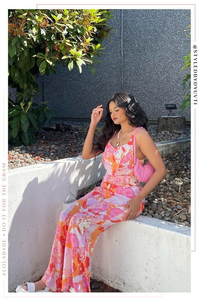 Load image into Gallery viewer, Viana Two Piece Pant Set - Pink
