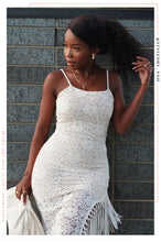 Load image into Gallery viewer, Sweet Summer Floral Asymmetrical Dress - White
