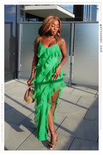 Load image into Gallery viewer, Ruffle Maxi Dress
