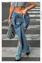Load image into Gallery viewer, Samantha Denim Heel Boots - Denim
