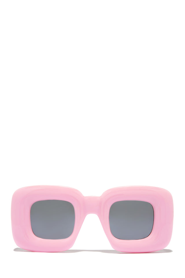 Load image into Gallery viewer, Barbie Pink Sunglasses with Chunky Frame
