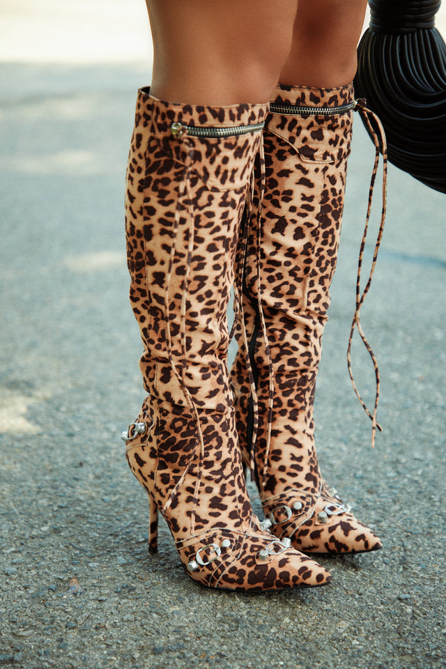 Marley Lilly Cheetah Print Duck Boots Leopard Everything ??