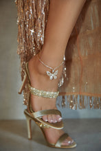 Load image into Gallery viewer, Aline Embellished High Heel Mules - Nude
