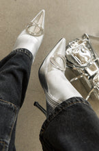 Load image into Gallery viewer, Alisa Embellished Ankle Boots - Silver
