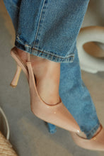 Load image into Gallery viewer, Kelly Slingback Pointed Toe Heels - Nude
