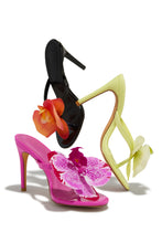Load image into Gallery viewer, High Heel Mules in All Colors - Black, Yellow and Pink
