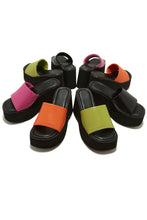 Load image into Gallery viewer, Francia Platform Slip On Sandals - Orange
