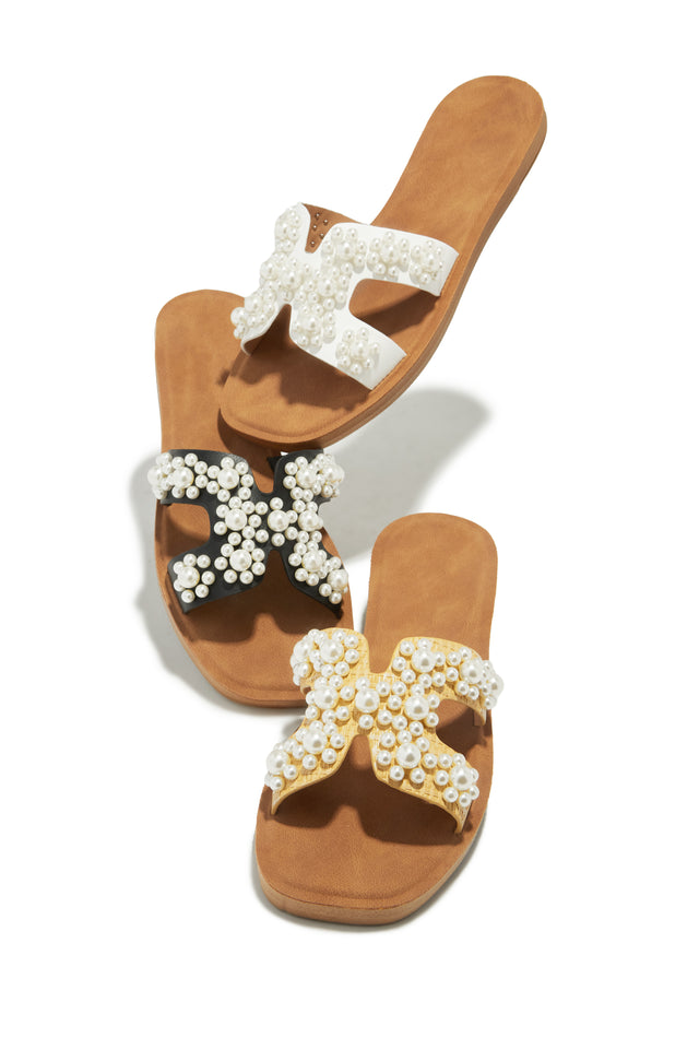 Load image into Gallery viewer, Palm Beach Slip In Sandals - Black
