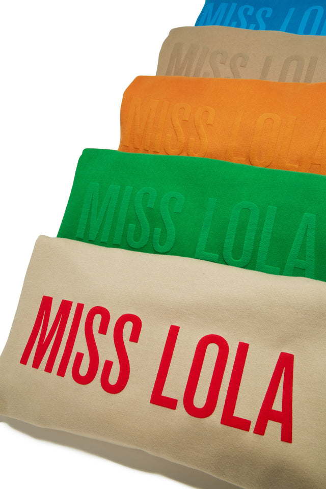 Load image into Gallery viewer, Miss Lola Exclusive Crewneck Sweater - Nude
