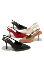 Load image into Gallery viewer, Caroline Slingback Pumps - Nude
