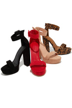 Load image into Gallery viewer, New Limits Platform Block Heels - Leopard
