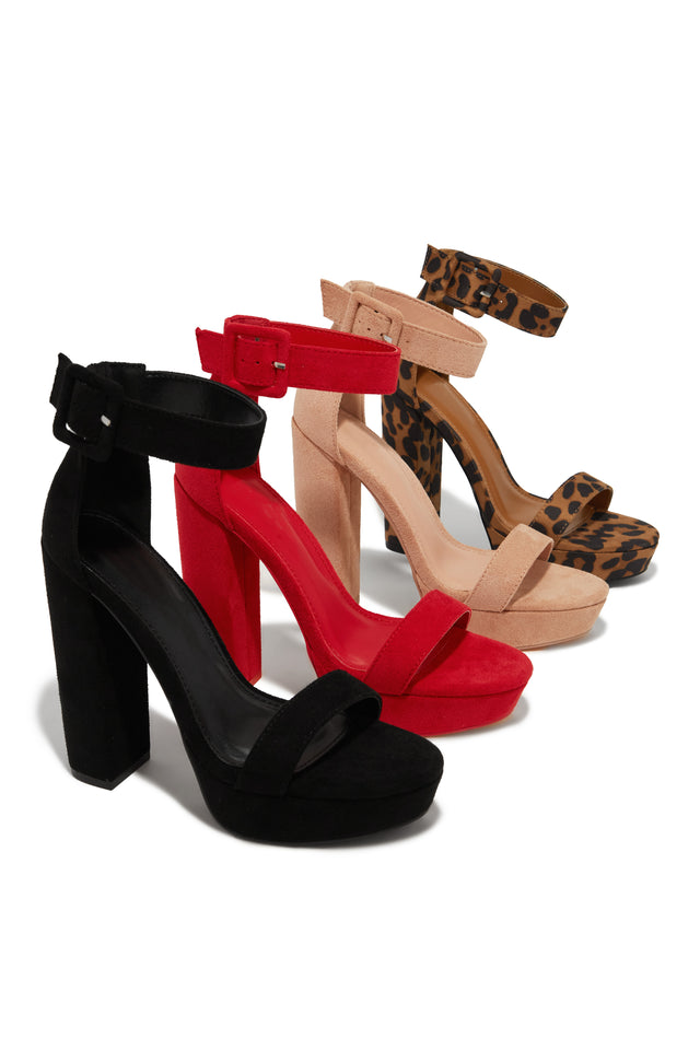 Load image into Gallery viewer, New Limits Platform Block Heels - Leopard
