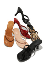 Load image into Gallery viewer, Tania Single Sole Mule Heels - Leopard
