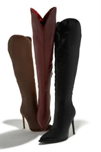 Load image into Gallery viewer, Dakota High Heel Boots - Black
