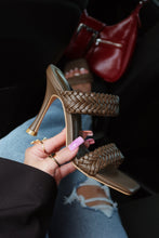 Load image into Gallery viewer, Allona Braided Strap Mules - Brown
