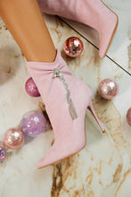 Load image into Gallery viewer, Always A Party Embellished Pointed Toe Bootie - Pink
