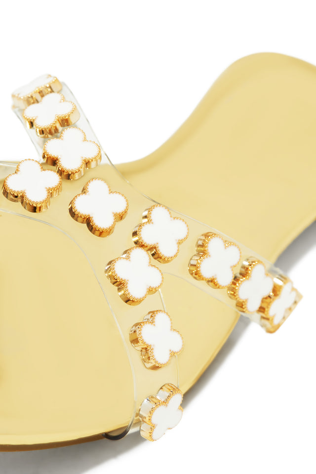 Load image into Gallery viewer, Amara Slip On Sandals - Gold
