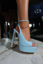 Load image into Gallery viewer, Ameli Platform High Heels - Blue
