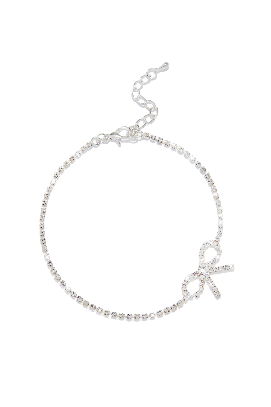 Adjustable Silver Anklet