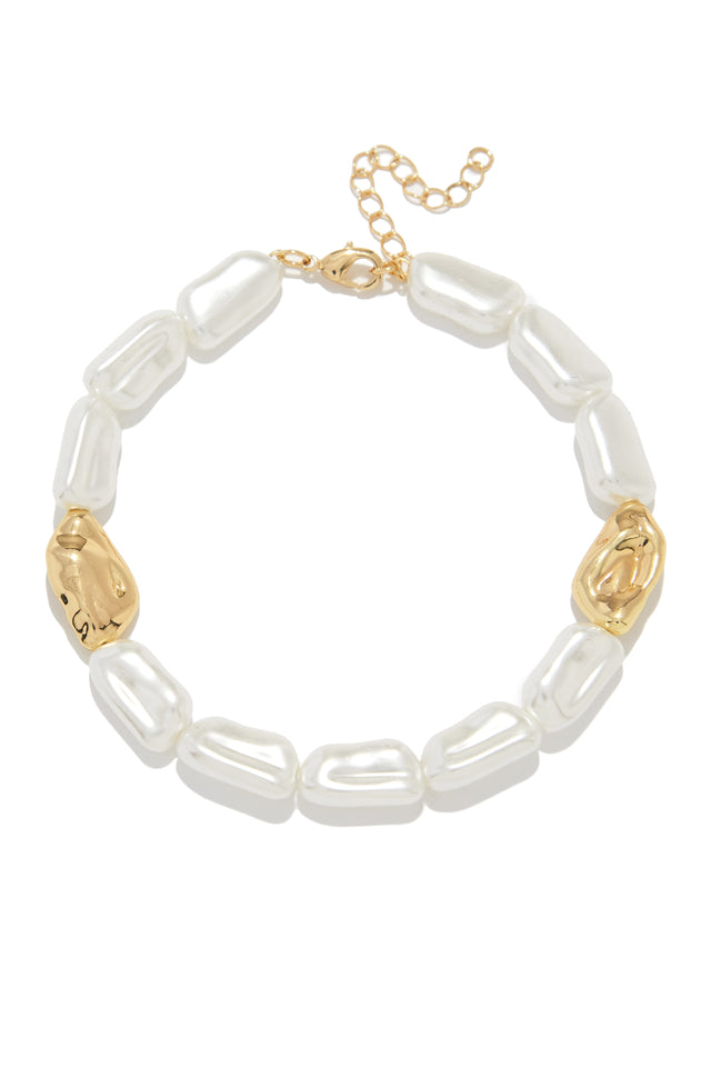Load image into Gallery viewer, Gold Pearl Anklet
