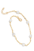 Load image into Gallery viewer, Pearl Gold Anklet
