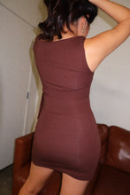 Load image into Gallery viewer, Ariana Mini Dress - Brown
