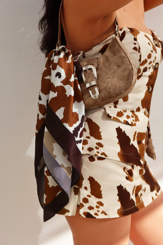 Load image into Gallery viewer, Brynn Buckle Strap Shoulder Bag - Nude
