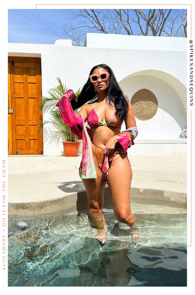 Load image into Gallery viewer, Model Wearing Swim Set
