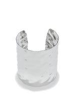 Load image into Gallery viewer, Hammered Silver Bangle
