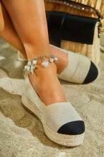 Load image into Gallery viewer, Beach Babe Platform Espadrille Flats - Nude

