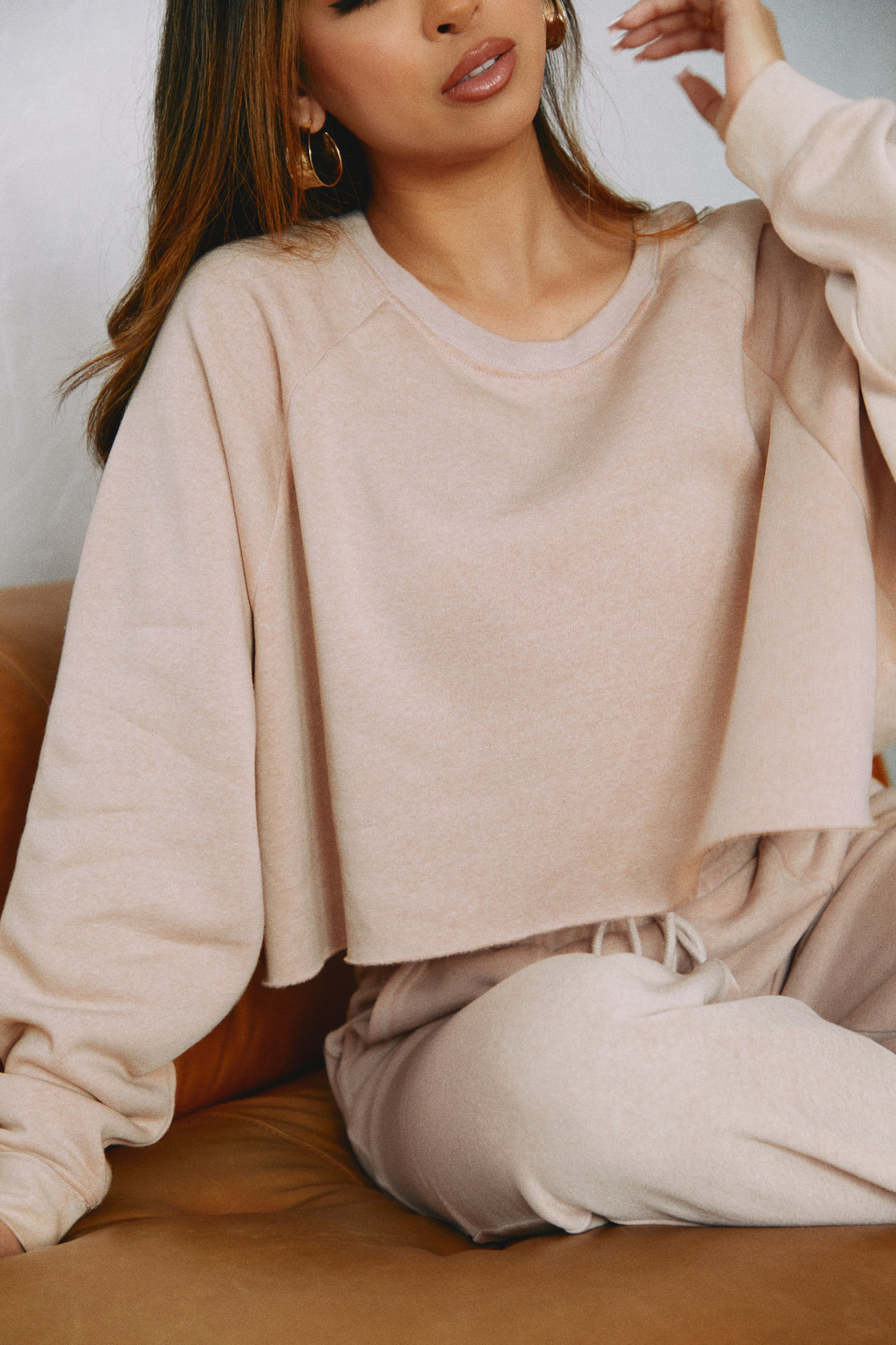 Nude Sweater Top