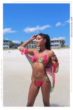 Load image into Gallery viewer, Bajo El Sol Bikini - Pink Print
