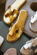 Load image into Gallery viewer, Bianka Slip On Sandals - Gold
