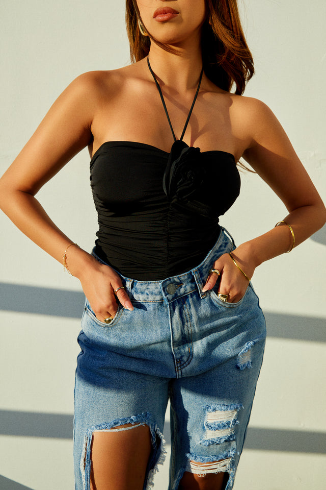 Load image into Gallery viewer, Knit Black Bodysuit
