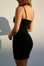 Load image into Gallery viewer, VDAY Mini Black Dress
