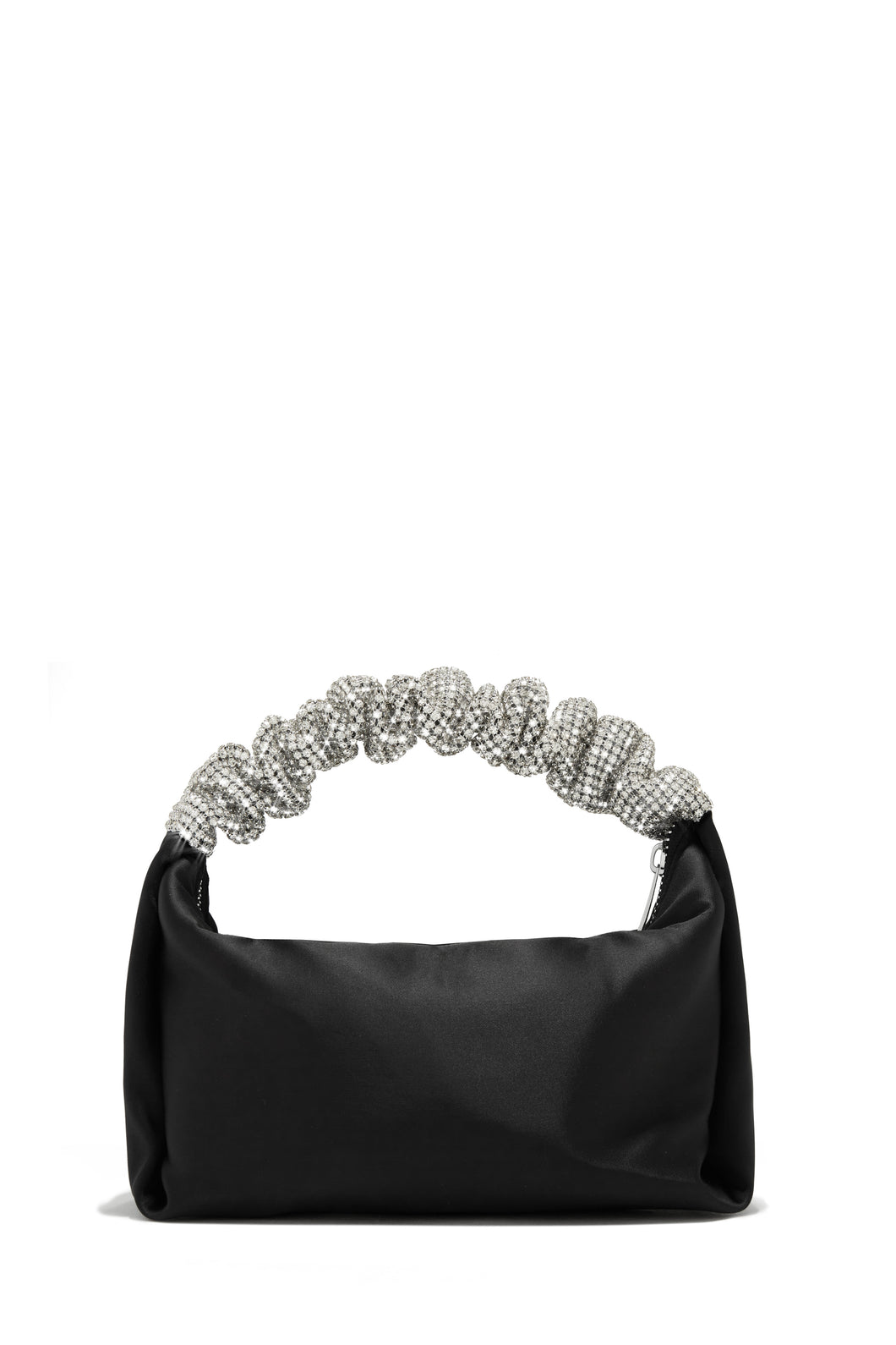 Silver Embellished Glam Bag
