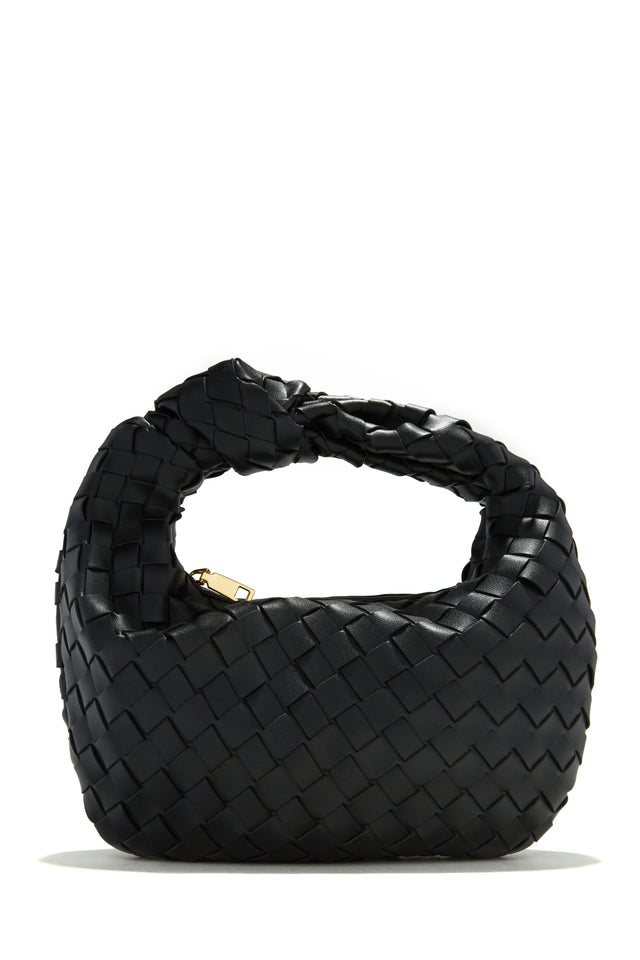 Load image into Gallery viewer, Woven Black Summer Bag
