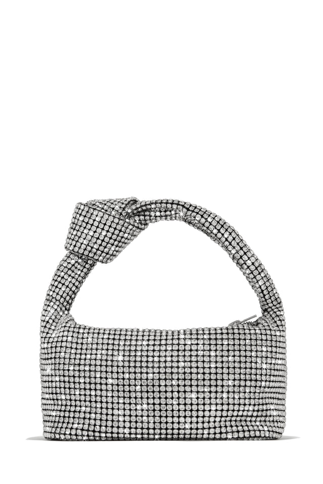 Load image into Gallery viewer, Black and Silver Embellished Top Handle Bag
