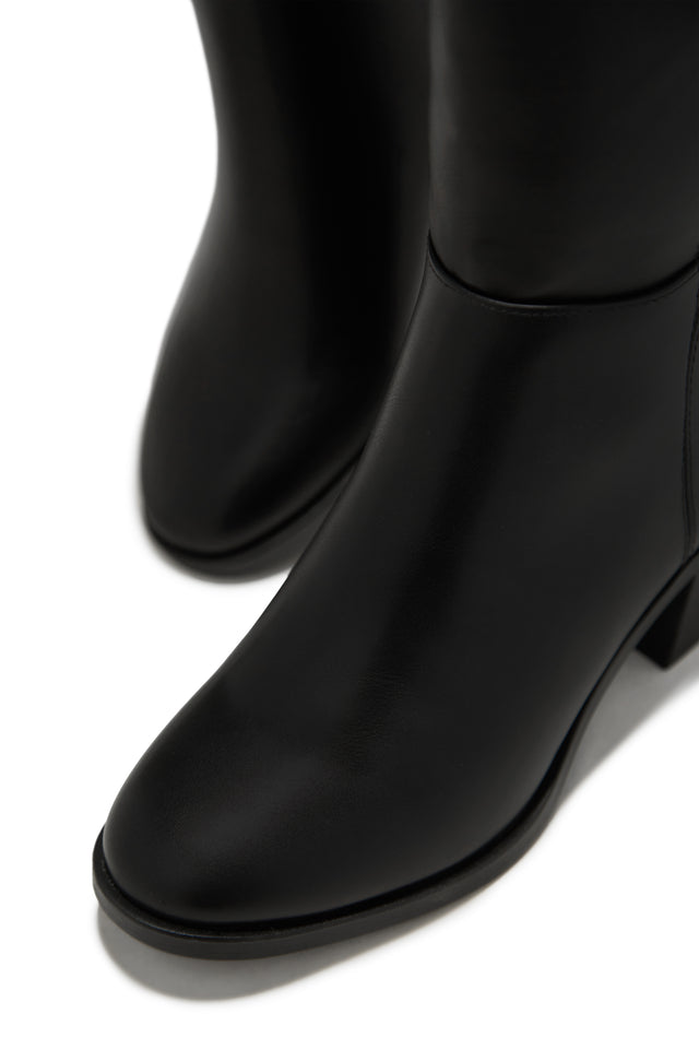 Load image into Gallery viewer, Stephany Knee High Boots - Black
