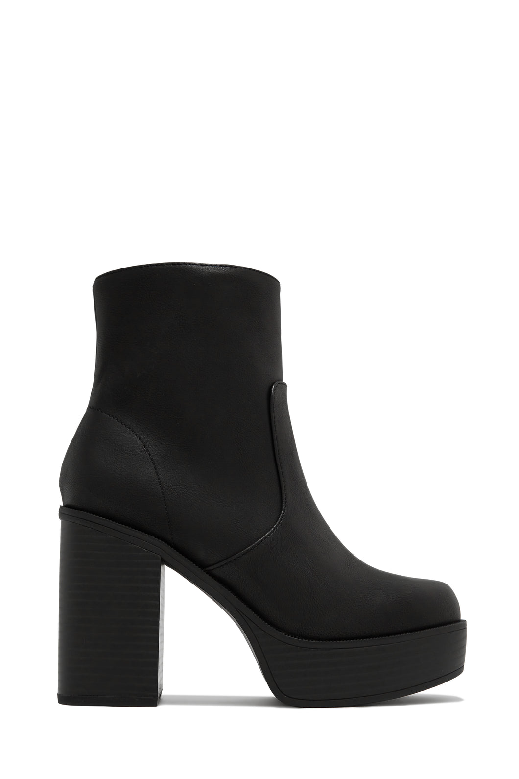 Marianna Block Heel Ankle Boots - Black