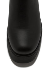 Load image into Gallery viewer, Black Round Toe Ankle Boots
