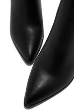 Load image into Gallery viewer, Black Ankle Boots with Pointed Toe

