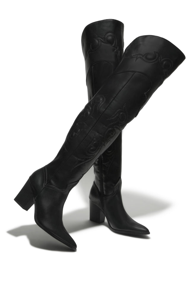 Load image into Gallery viewer, Rodeo Girl Western Boots - Black

