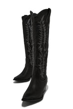 Load image into Gallery viewer, Summer Western Black Boots
