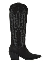 Load image into Gallery viewer, Black and White Western Boot
