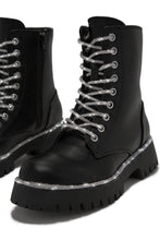 Load image into Gallery viewer, Black Lace Up Boots
