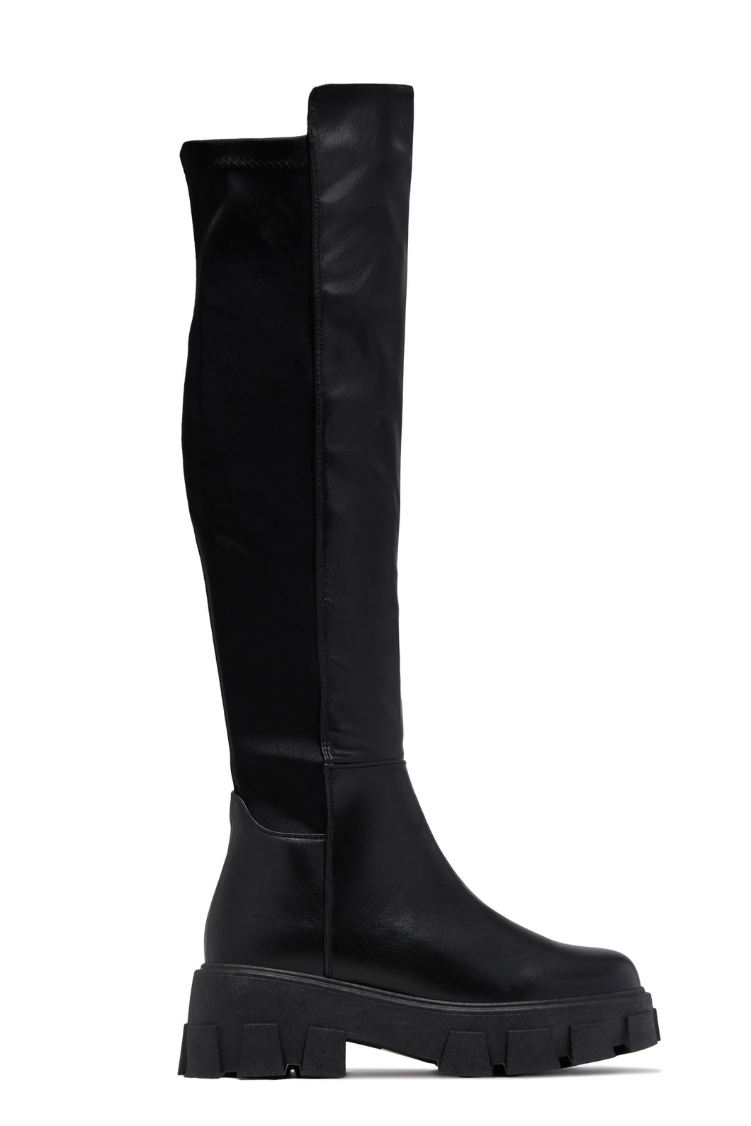 She's A Muse Flat Boots - Black