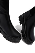 Load image into Gallery viewer, She&#39;s A Muse Flat Boots - Black
